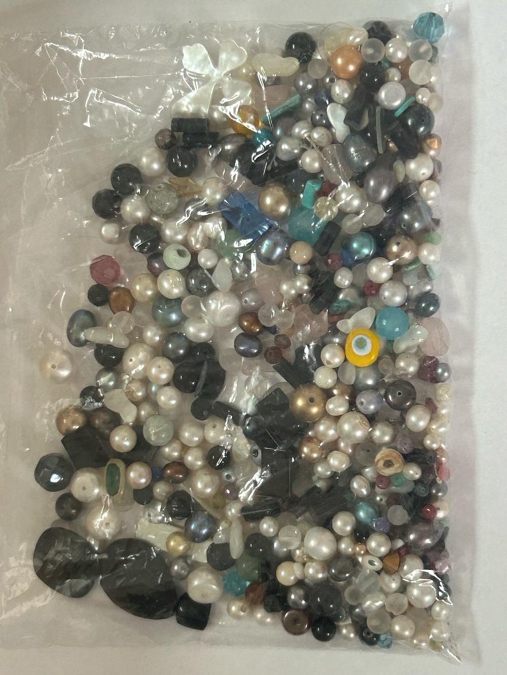 170 Gram Mixed Assorted Gemstone Bag - Pearls & more